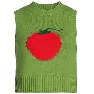 Price Firm - STAUD Pingo Tomato Sweater Vest